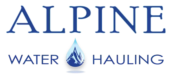Alpine Water Hauling Logo Blue